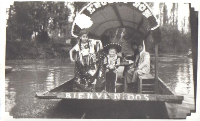 Marito and Evita in Xochimilco