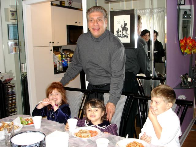 Pop Pop with grandkids