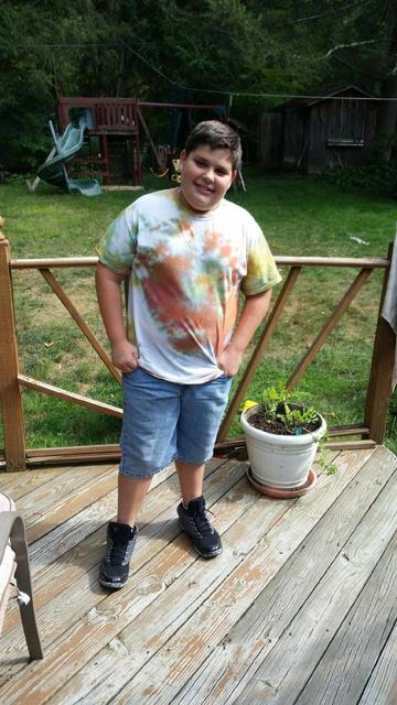 Devin first day of school - Sept 4, 2014