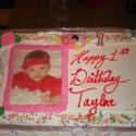 Taylar's First Birthday